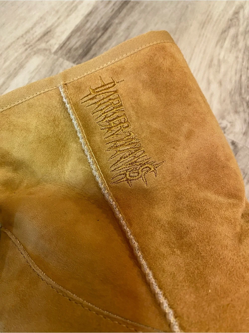 Dolls Kill tan suede